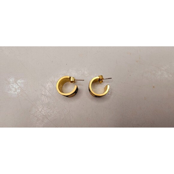 Madewell Daisy Delight Enamel Small Blue Hoop Earrings 15mmx15mm - Picture 6 of 6